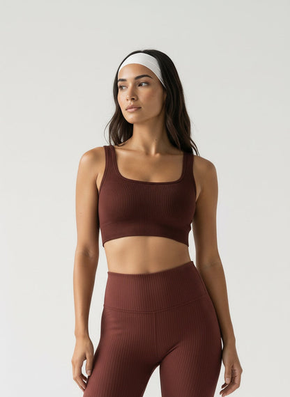 Contoured Seamless Sports Bra